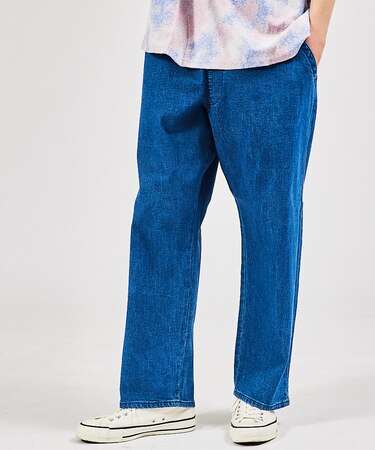 【Lee】XS～XXLまでこれ一本でカバー フリーサイズ リラックスワイドパンツ