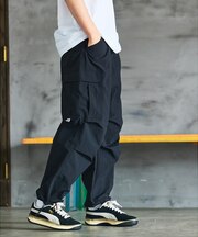 【Lee/リー】フリーサイズ リラックスワイドカーゴパンツ FLeeasy CA
