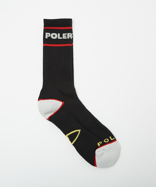 【POLeR / ポーラー】ロゴ スケートソックス