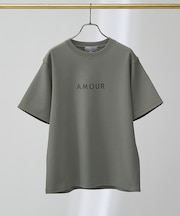 【AMOUR】ベアポンチ ロゴ 半袖Tシャツ