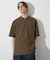 【接触冷感】Vネック スキッパーTシャツ/ヘンリーネック/COVEROSS(R)