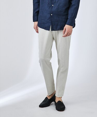 【リネン×マルチ機能】シェルタリングドライ ノータック イージーパンツ / スト