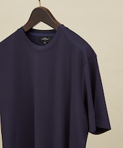 【定番】ドレスポンチ クルーネック 半袖Tシャツ / ストレッチ 冷涼感