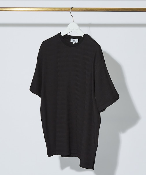 【AH ABAHOUSE】楊柳クルーネック半袖Tシャツ