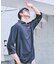 【リネンタッチ】カプリ7分袖シャツ