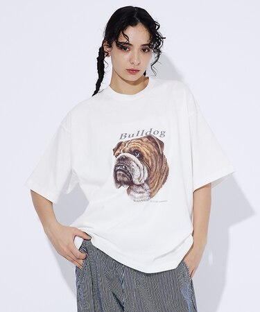【LEE/リー】　BULLDOG PRINT TEE /ブルドッグプリントTシャ