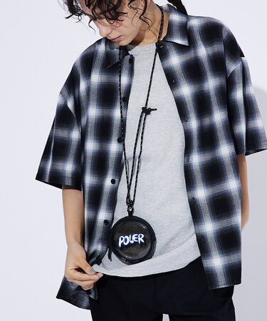 【POLeR/ポーラー】PVC PVC ROUND POUCH/PVCマルチラウ