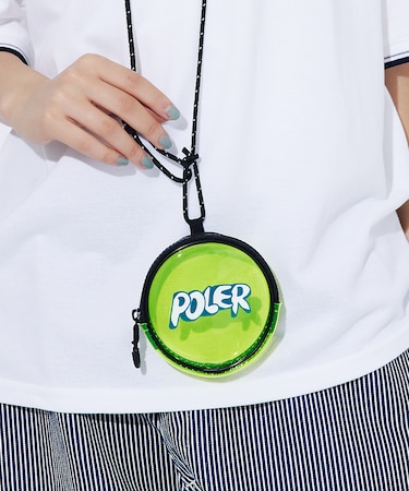 【POLeR/ポーラー】PVC PVC ROUND POUCH/PVCマルチラウ