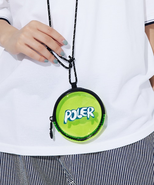 【POLeR/ポーラー】PVC PVC ROUND POUCH/PVCマルチラウ