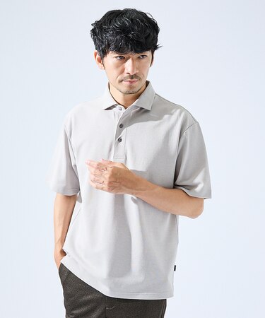 【快適機能素材】ハイツイスト カノコ 半袖ポロシャツ