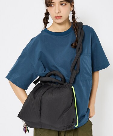 【cheek/チーク】puf kinchaku C25003　巾着２wayトート