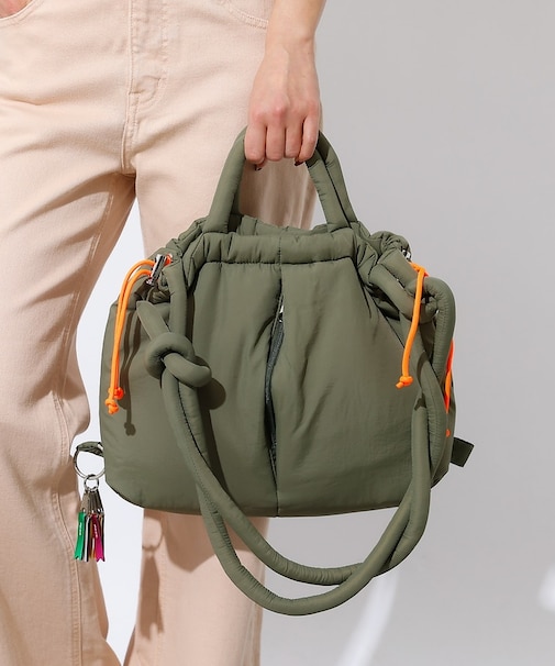 【cheek/チーク】puf kinchaku C25003　巾着２wayトート