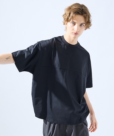 【SORONA】接触冷感 サイドタック 半袖Tシャツ
