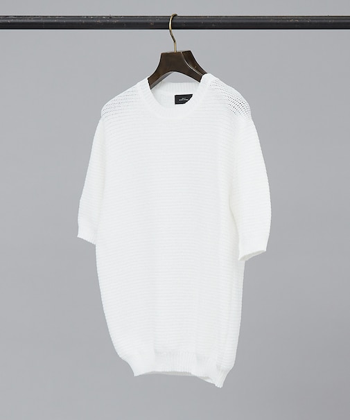 フルニードル メッシュニットTシャツ