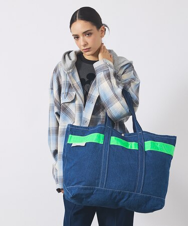 【WEEKENDER/ウィークエンダー】 SAFETY DENIM TOTE/デ