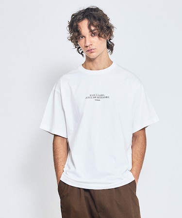 ファインジャージー ロゴTシャツ / 半袖Tシャツ