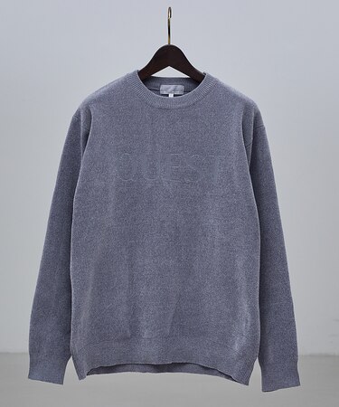 【QUEST / ワンポイントロゴ】モールリンクス ニット