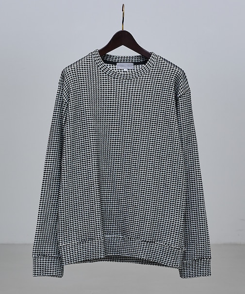 【立体ビッグワッフル】 長袖Tシャツ