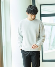 【立体ビッグワッフル】 長袖Tシャツ