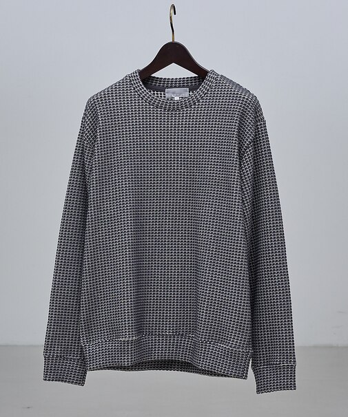 【立体ビッグワッフル】 長袖Tシャツ