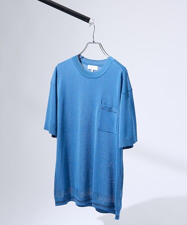メッシュニット シアーTシャツ/ サマーニット