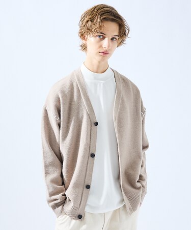 【AH ABAHOUSE】ハンドステッチ カーディガン