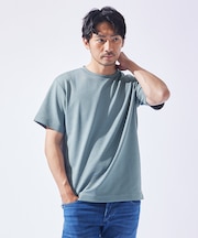 ジオメトリック柄 クルーネック 半袖 Tシャツ