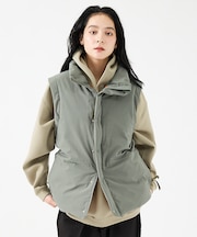 【FORTUNA/フォルトゥナ】ダウンベスト/ファイバーダウンベスト/配色/ユニ