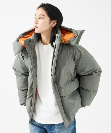 【FORTUNA/フォルトゥナ】ダウンパーカー/MA-1配色/高機能/エコダウン