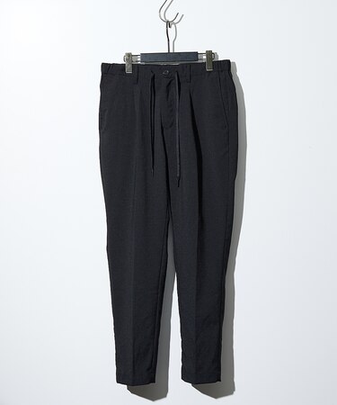 ウールフェイス&ドライタッチ 1プリーツ イージーパンツ / スリムテーパード