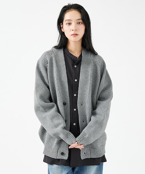 【FORTUNA/フォルトゥナ】ECOTEC-Knit /オーバーサイズ カーデ