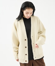 【FORTUNA/フォルトゥナ】ECOTEC-Knit /オーバーサイズ カーデ