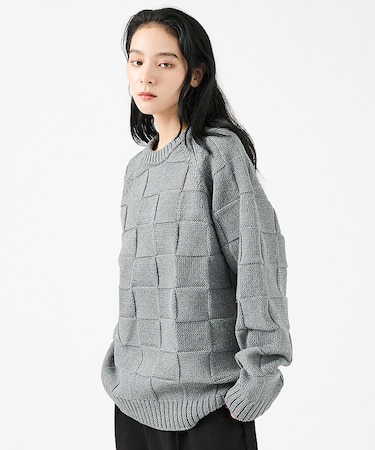 【FORTUNA/フォルトゥナ】ECOTEC-Knit/編み込み風ニットプルオー