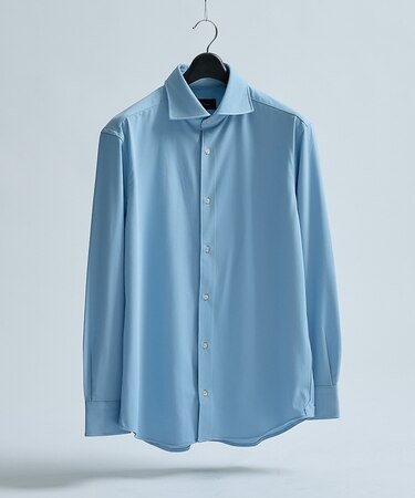 【接触冷感】アイスピケ ストレッチ 長袖シャツ / FLEX SHIRTS