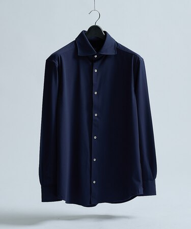 【接触冷感】アイスピケ ストレッチ 長袖シャツ / FLEX SHIRTS