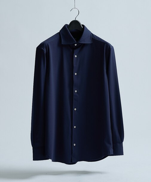 【接触冷感】アイスピケ ストレッチ 長袖シャツ / FLEX SHIRTS