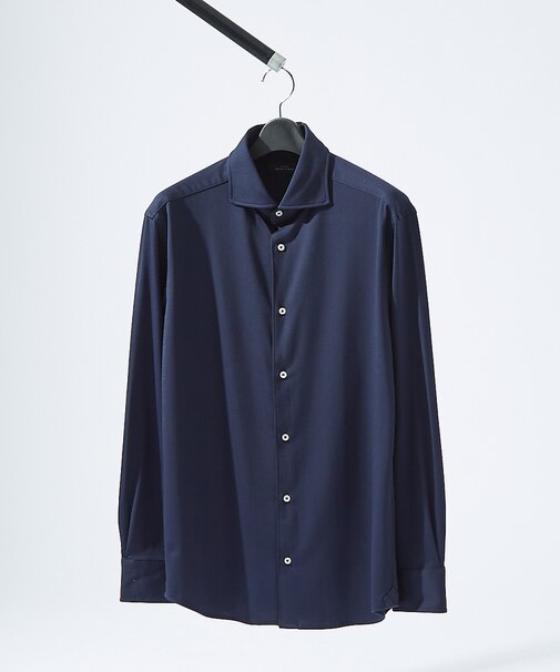 【接触冷感】アイスピケ ストレッチ 長袖シャツ / FLEX SHIRTS