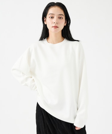 【FORTUNA/フォルトゥナ】ECOTECコクーンシルエットロングTシャツ/ユ