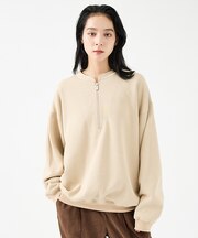 【FORTUNA/フォルトゥナ】WフェイスHALF ZIPプルオーバー/オーバー