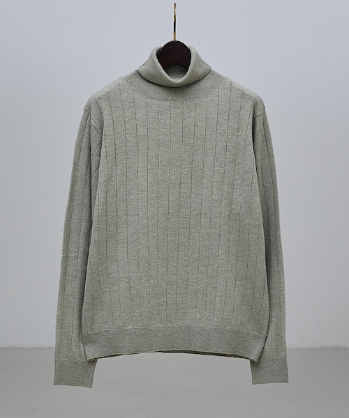 カシミヤタッチ】タートルネック ニット/ ウォッシャブル｜アバハウス