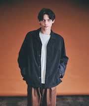 【セットアップ対応】TUCK＆DARTS ワッシャーナイロン シャツブルゾン /