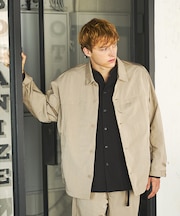 【セットアップ対応】TUCK＆DARTS ワッシャーナイロン シャツブルゾン /