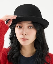 【RUBEN/ルーベン】BASIC BOWLER FELT HAT/ベーシックボ