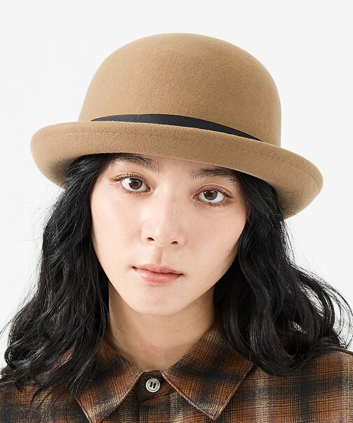 【RUBEN/ルーベン】BASIC BOWLER FELT HAT/ベーシックボ