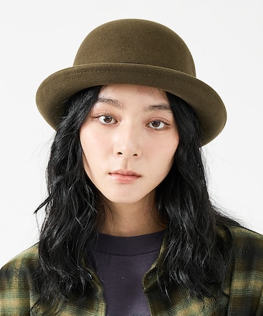 【RUBEN/ルーベン】BASIC BOWLER FELT HAT/ベーシックボ