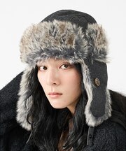 【RUBEN/ルーベン】DENIM FLYGHT CAP/デニムフライトキャップ