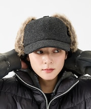 【RUBEN/ルーベン】WOOL LIKED EARCOVE CAP/ウールライ