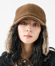 【RUBEN/ルーベン】WOOL LIKED EARCOVE CAP/ウールライ
