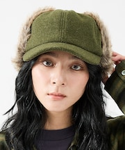 【RUBEN/ルーベン】WOOL LIKED EARCOVE CAP/ウールライ