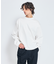 【シルケット加工】モックネック ロングTシャツ